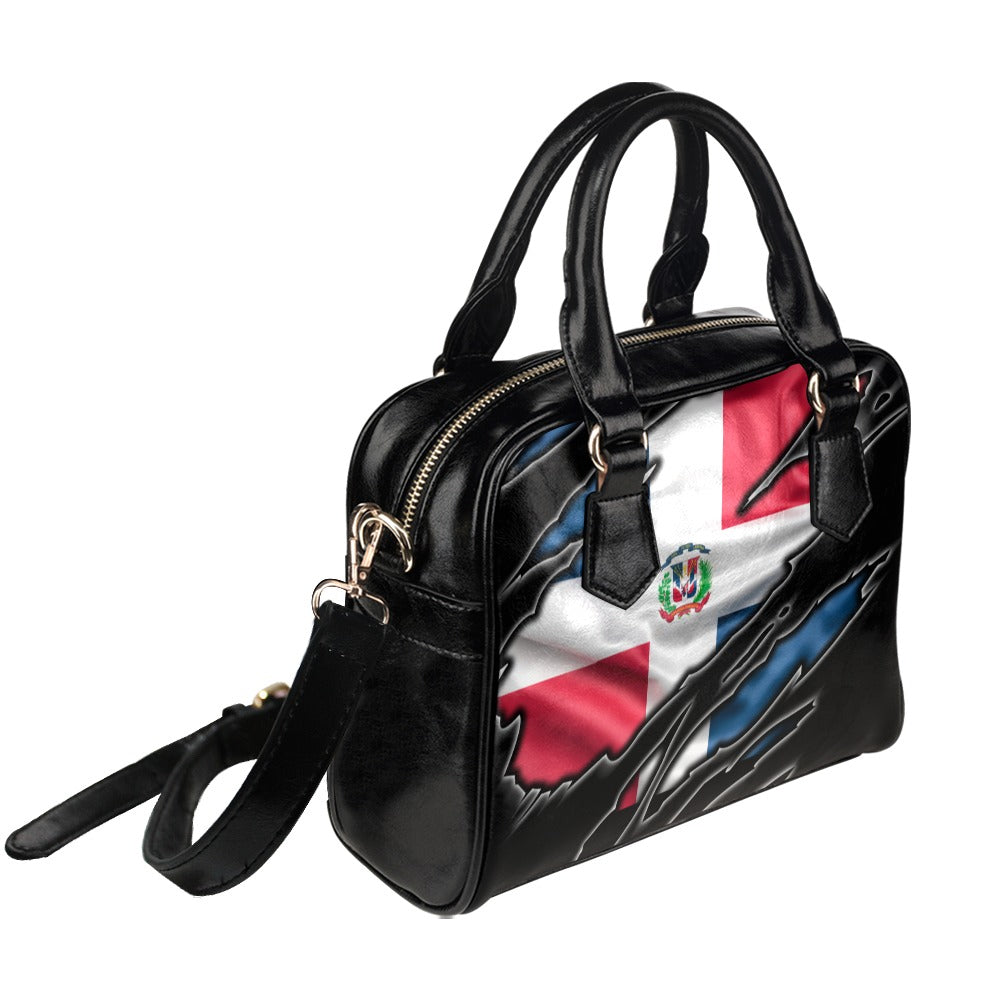 Flag Dominican Republic patriot love Shoulder Handbag