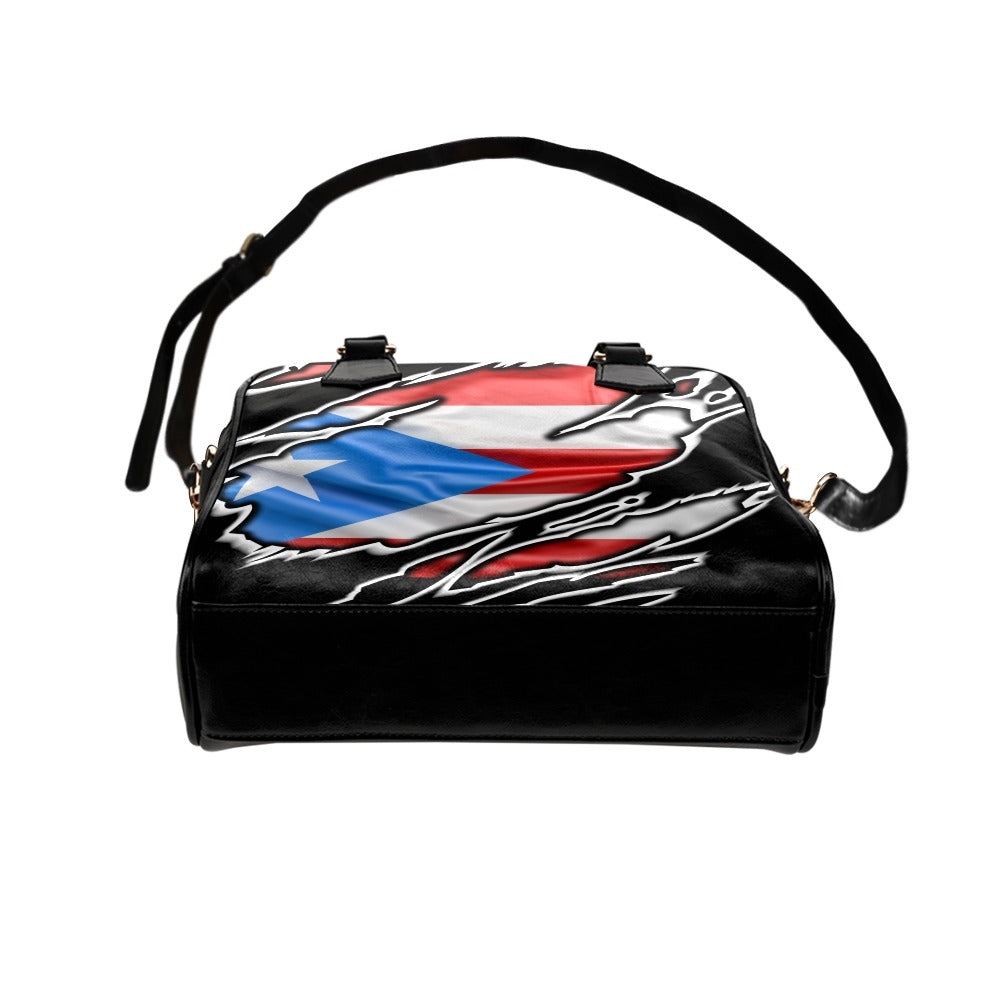 Flag Puerto Rico patriot love Shoulder Handbag