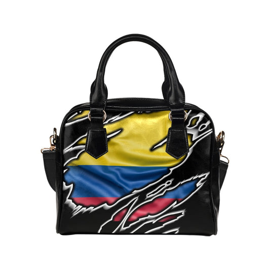 Flag Colombia patriot love Shoulder Handbag