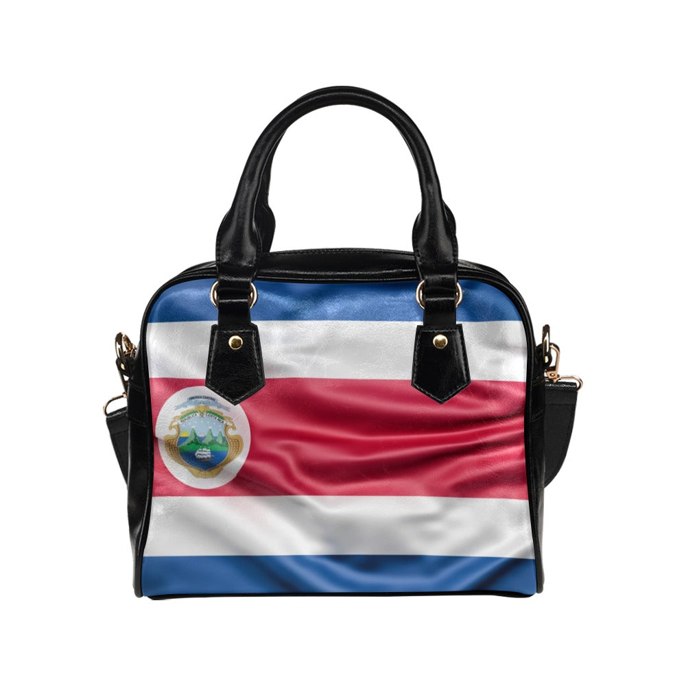 Flag Costa Rica coat of arms Shoulder Handbag