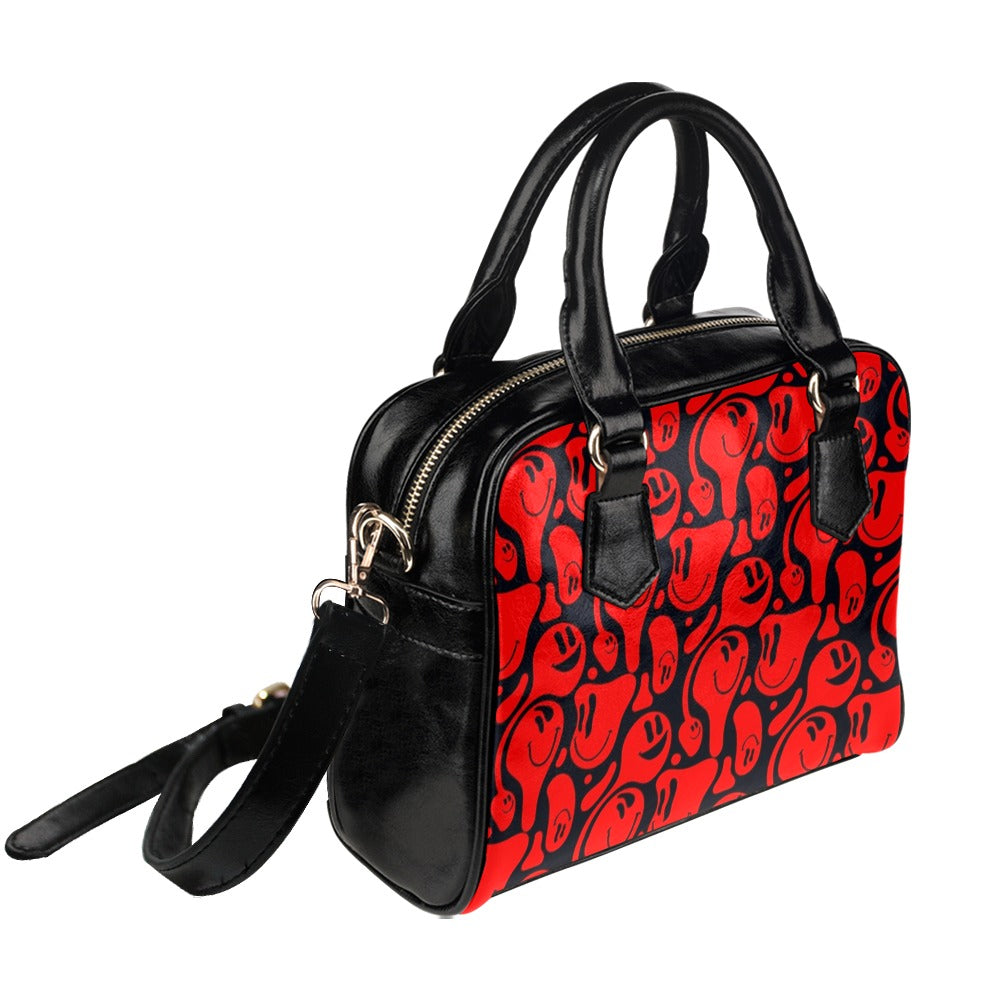 Emoji Smiley Red Shoulder Handbag