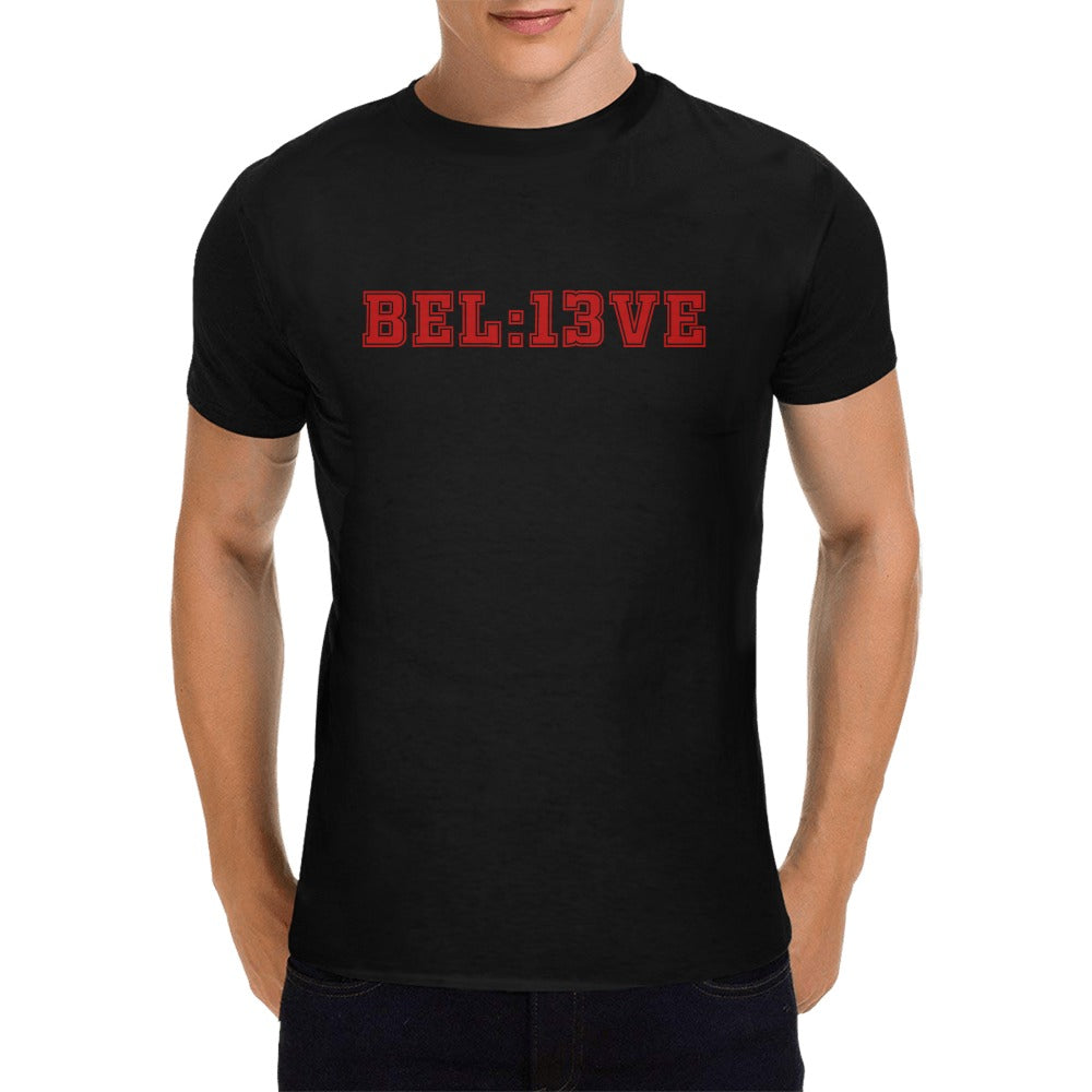 Believe 13 Seconds KC Black Men's T-Shirt