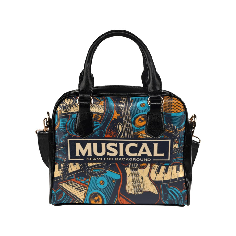 Musical Insrtuments Music Art Shoulder Handbag