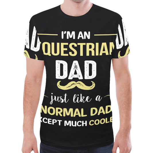 Equestrian Dad Except Much Cooler New All Over Print T-shirt