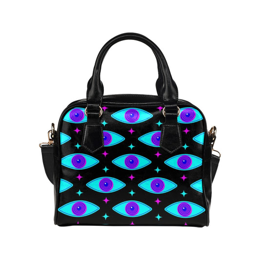 Psychedelic Eye Magic Trippy Shoulder Handbag