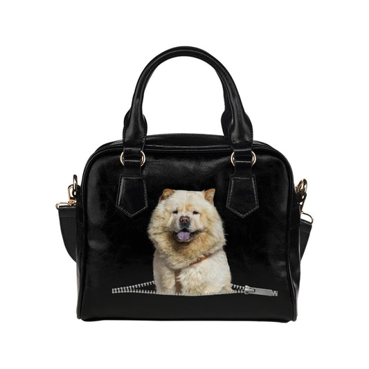 Chow Chow Zip Shoulder Handbag