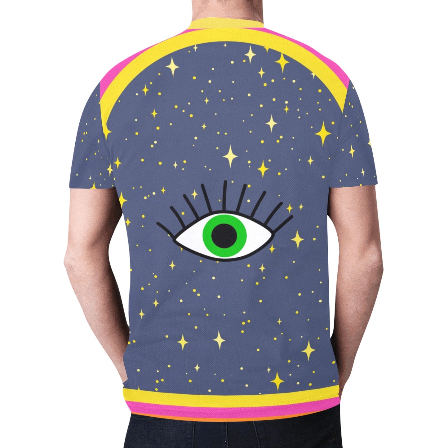 Psychadelic Retro Hippie New All Over Print T-shirt