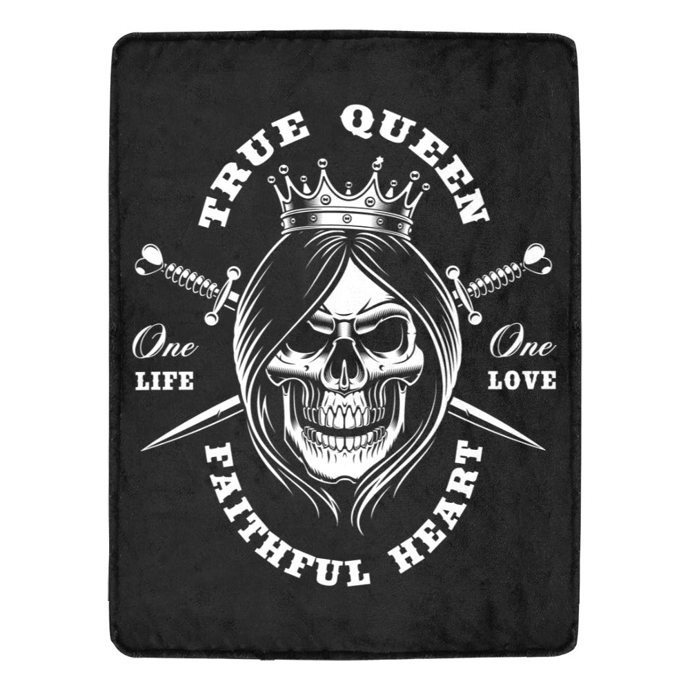 Queen Skull Ultra-Soft Micro Fleece Blanket 60"x80"