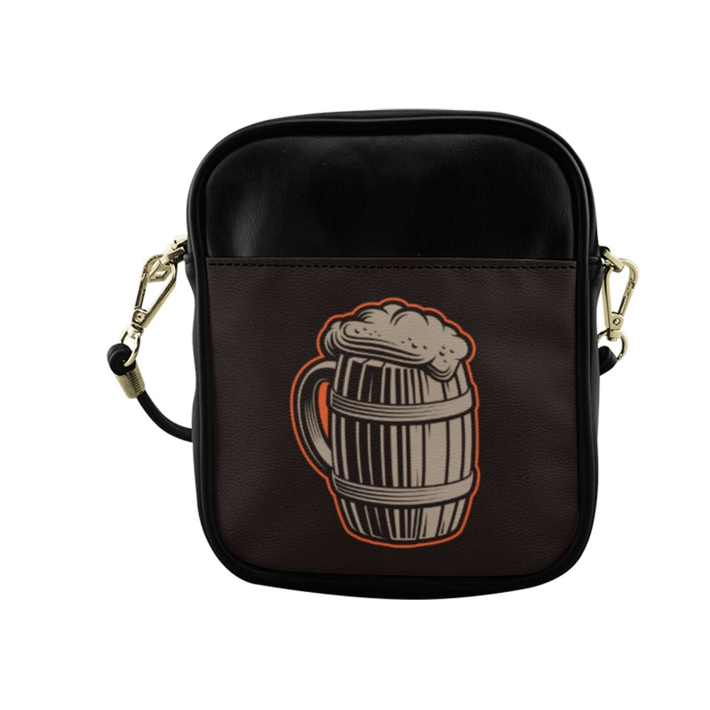 Beer Mug Sling Bag