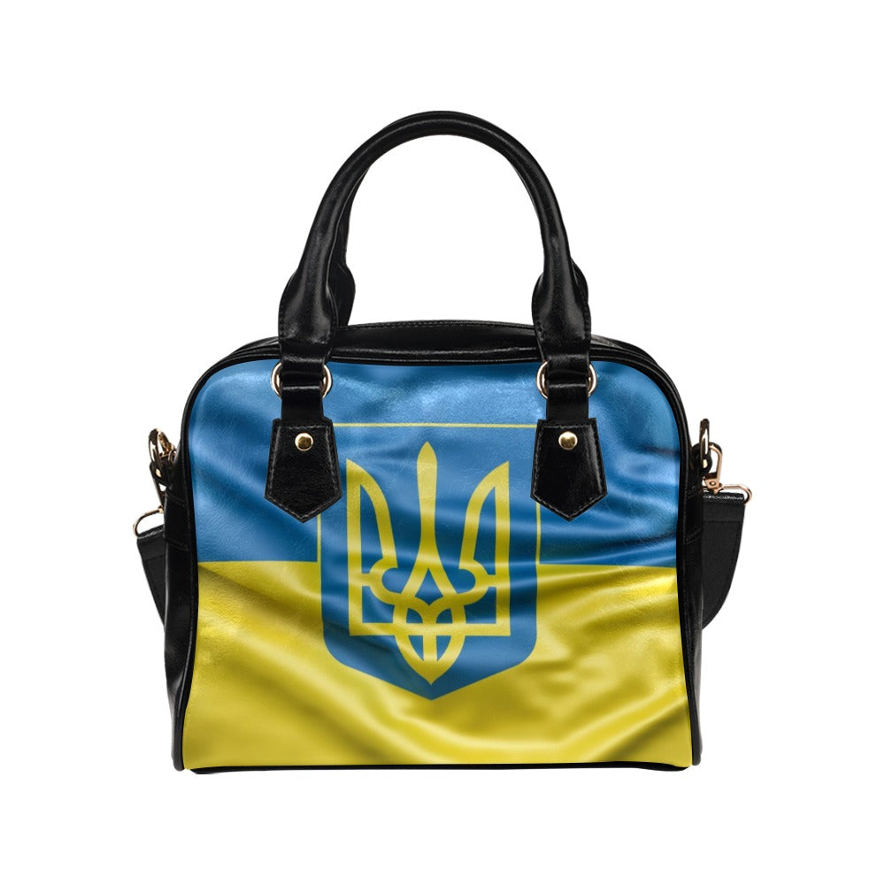 Flag Ukraine coat of arms Shoulder Handbag