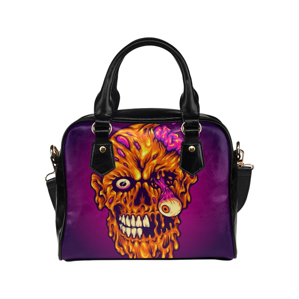 Zombie Creepy Head Horror Shoulder Handbag