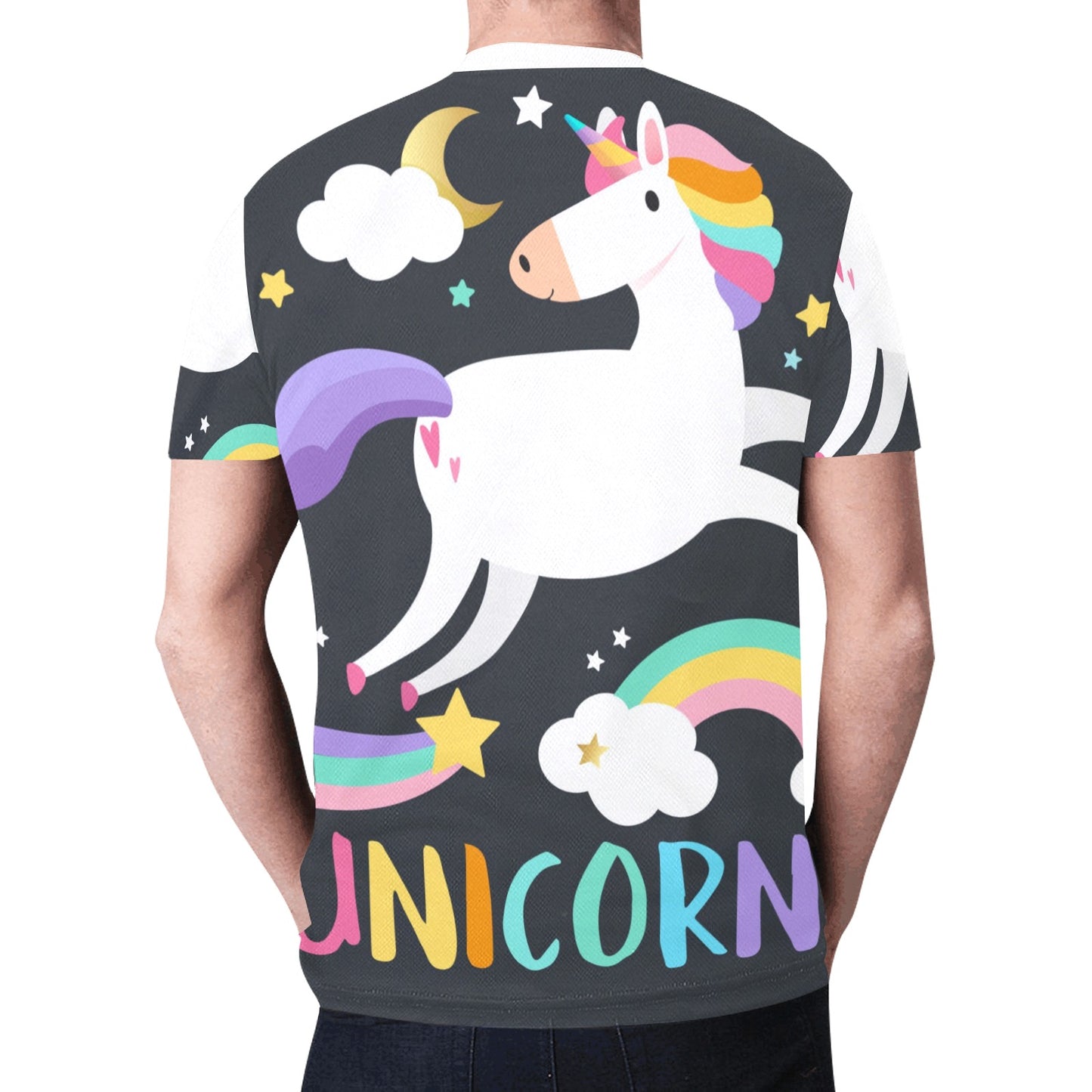 Unicorn pattern New All Over Print T-shirt