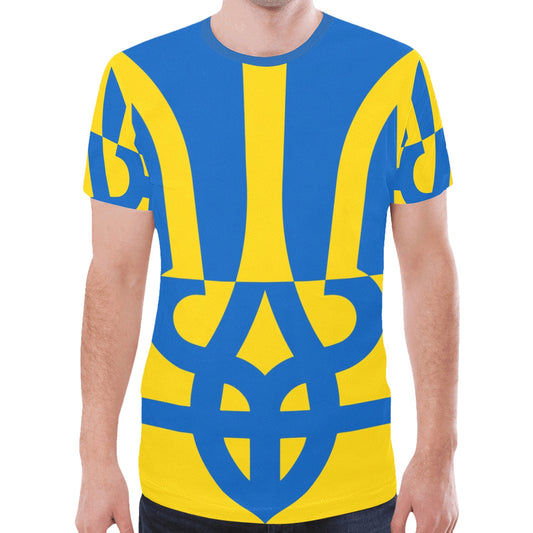 Ukraine Tryzub Symbol New All Over Print T-shirt