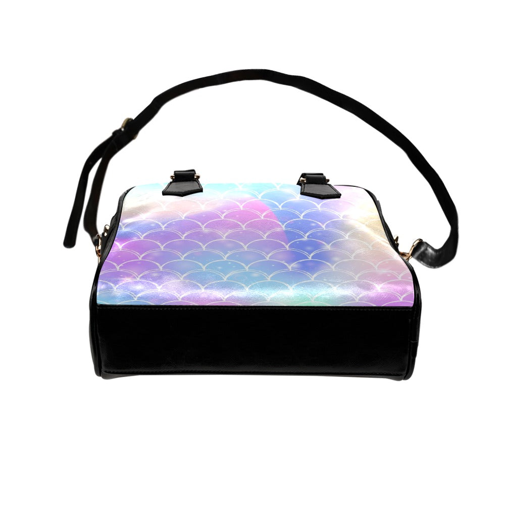 Fishscale Holo Shoulder Handbag