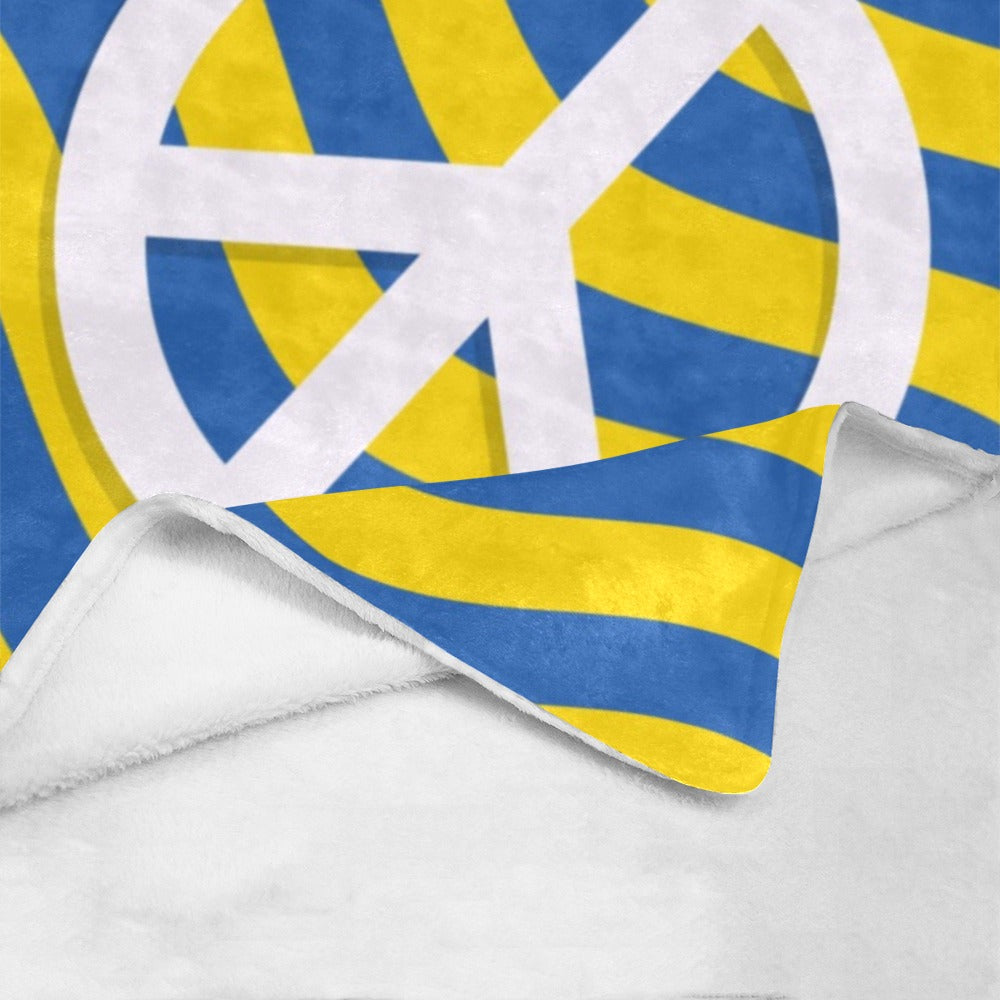 Ukraine Peace Ultra-Soft Micro Fleece Blanket 60"x80"