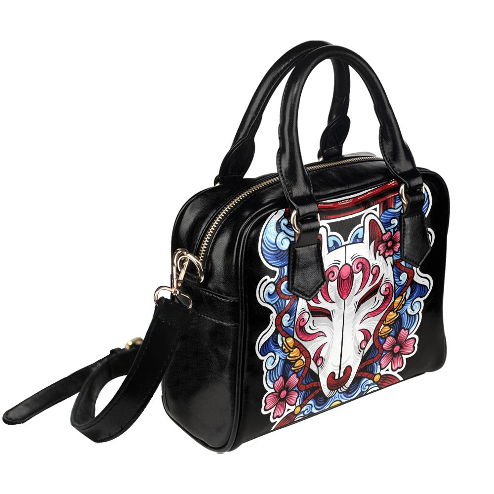 Kitsune Mask Shoulder Handbag