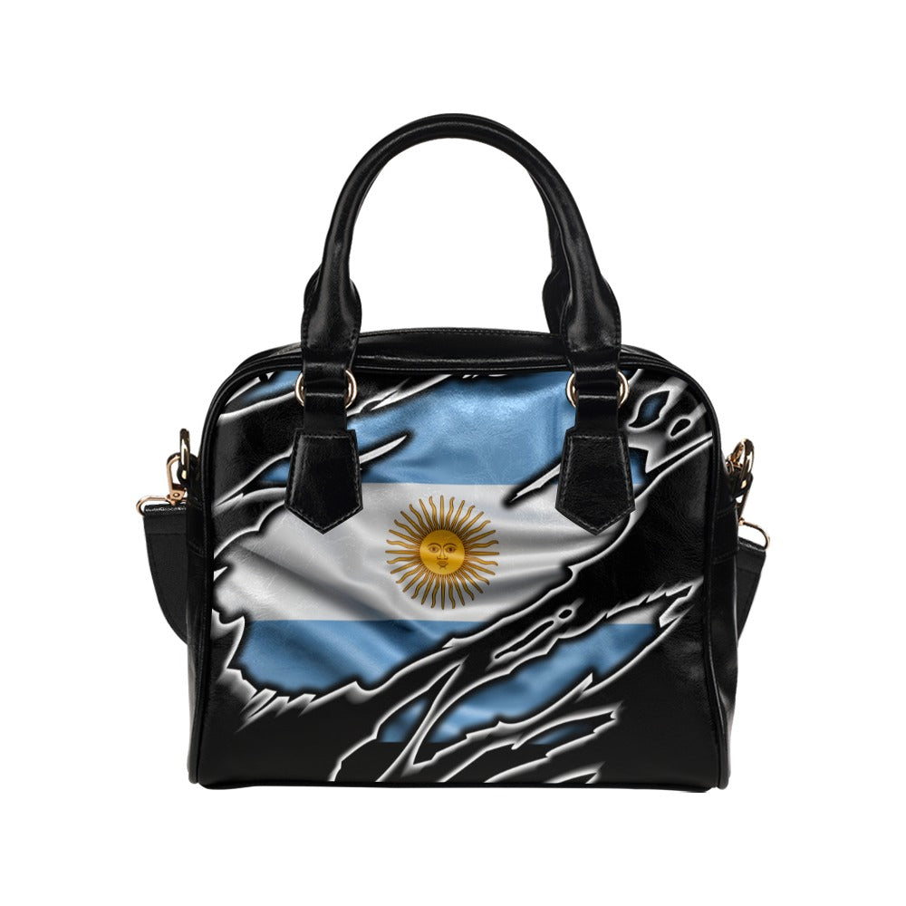 Flag Argentina patriot love Shoulder Handbag