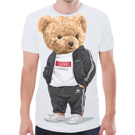 Love Yourself Teddy New All Over Print T-shirt