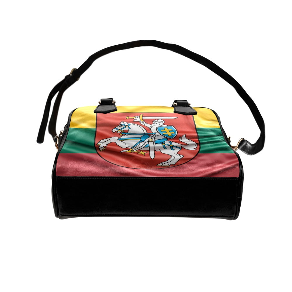 Flag Lithuania coat of arms Shoulder Handbag