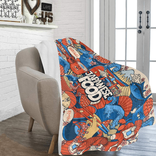 Japanese Food Ultra-Soft Micro Fleece Blanket 60"x80"