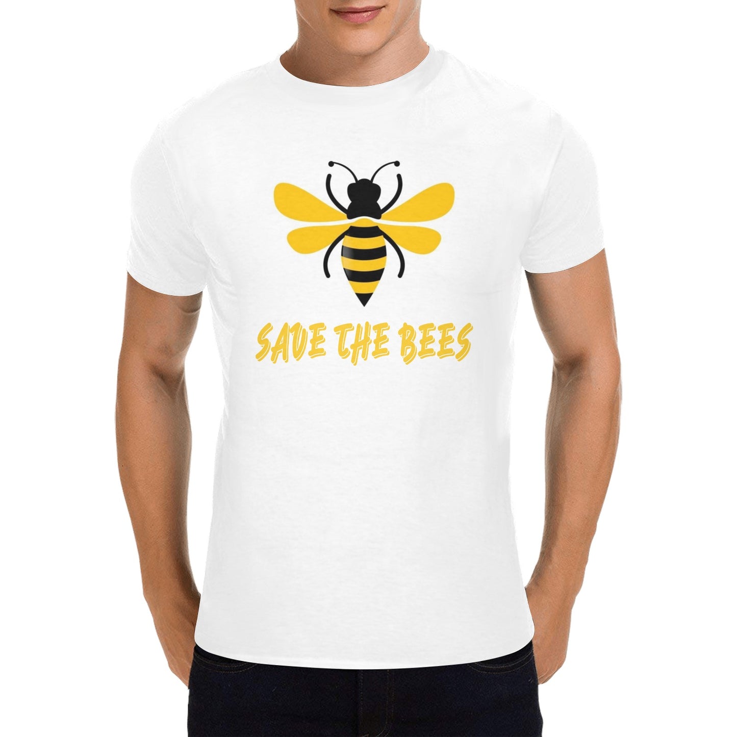 Save The Bees Environment Nature Bees Vegan T-Shirt