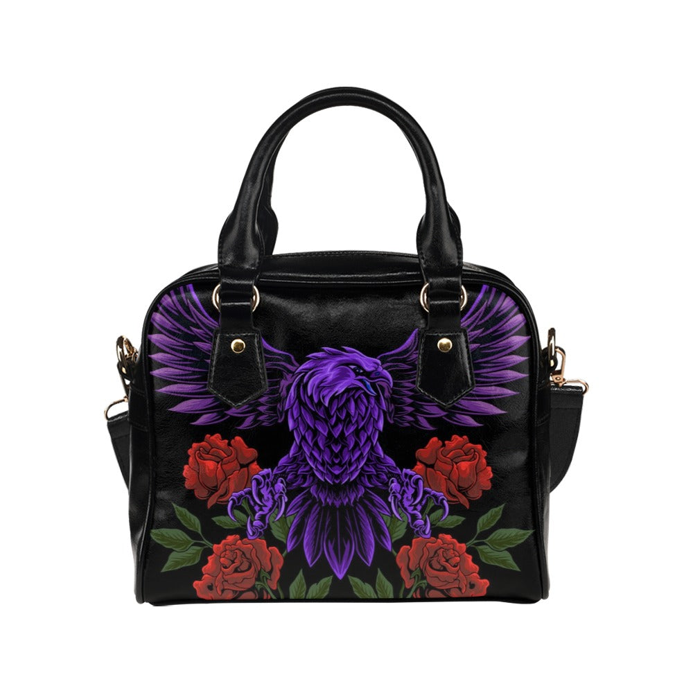 Eagle Rose Shoulder Handbag