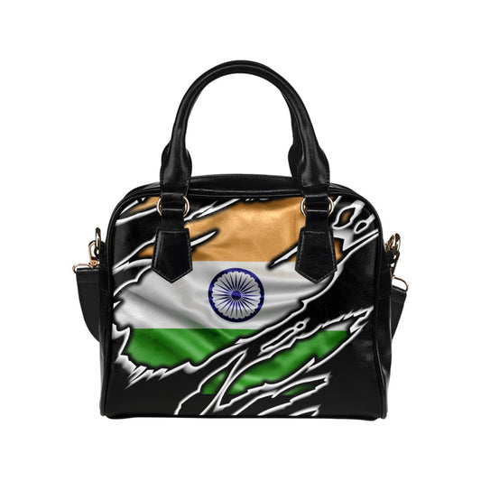 Flag India patriot love Shoulder Handbag