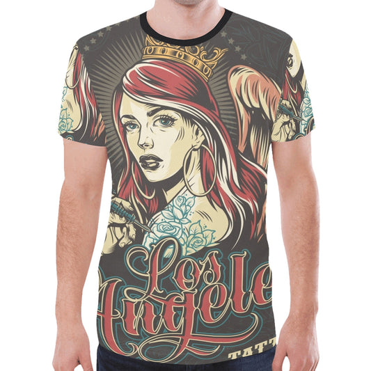 Vintage Tattoo Convention Colorful New All Over Print T-shirt