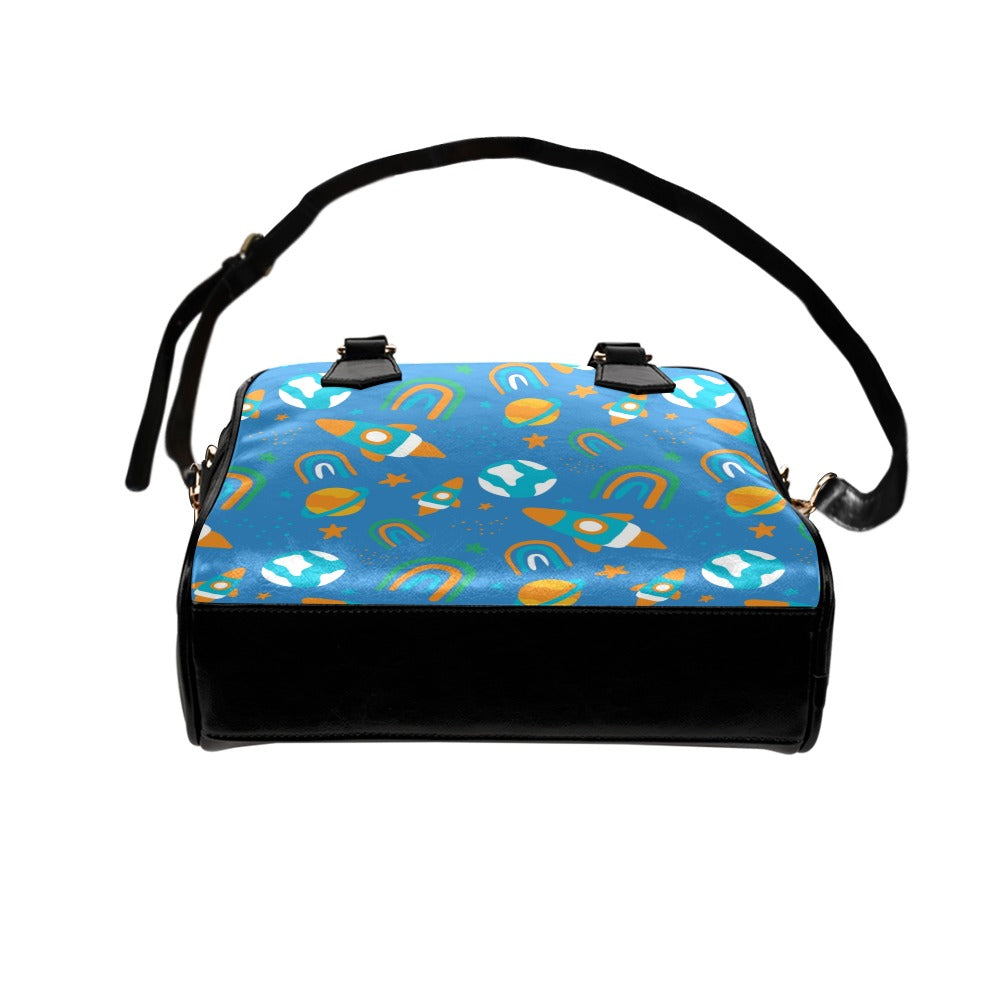 Rainbow Space Shoulder Handbag