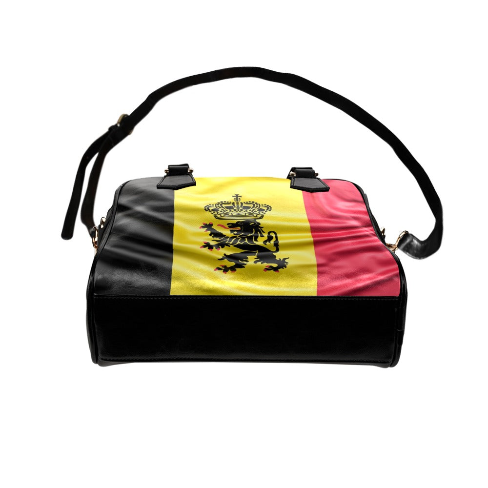 Flag Belgium coat of arms Shoulder Handbag