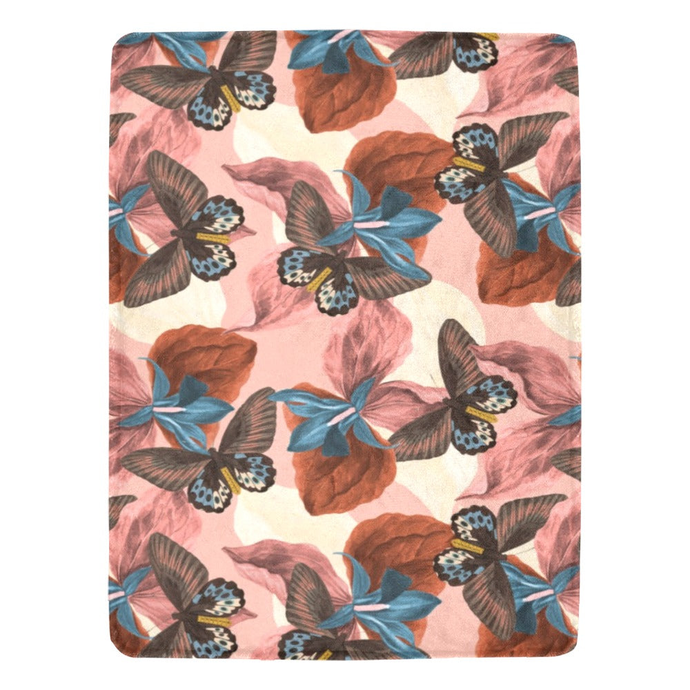 Butterflies Ultra-Soft Micro Fleece Blanket 60"x80"