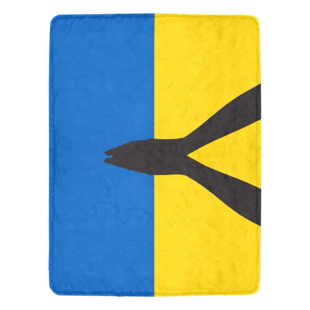 Praying Ukraine Hands Flag Ultra-Soft Micro Fleece Blanket 60"x80"