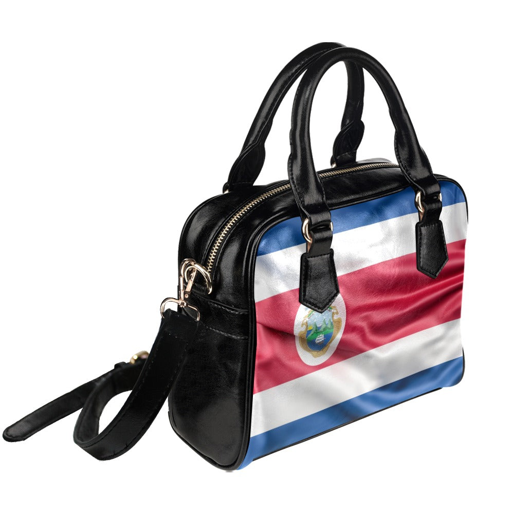 Flag Costa Rica coat of arms Shoulder Handbag