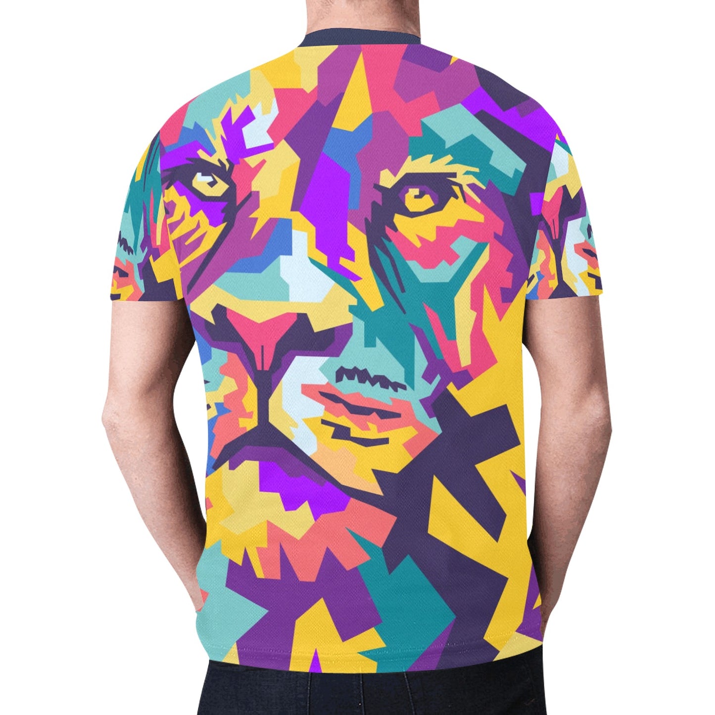 Lion Head Wpap Style New All Over Print T-shirt