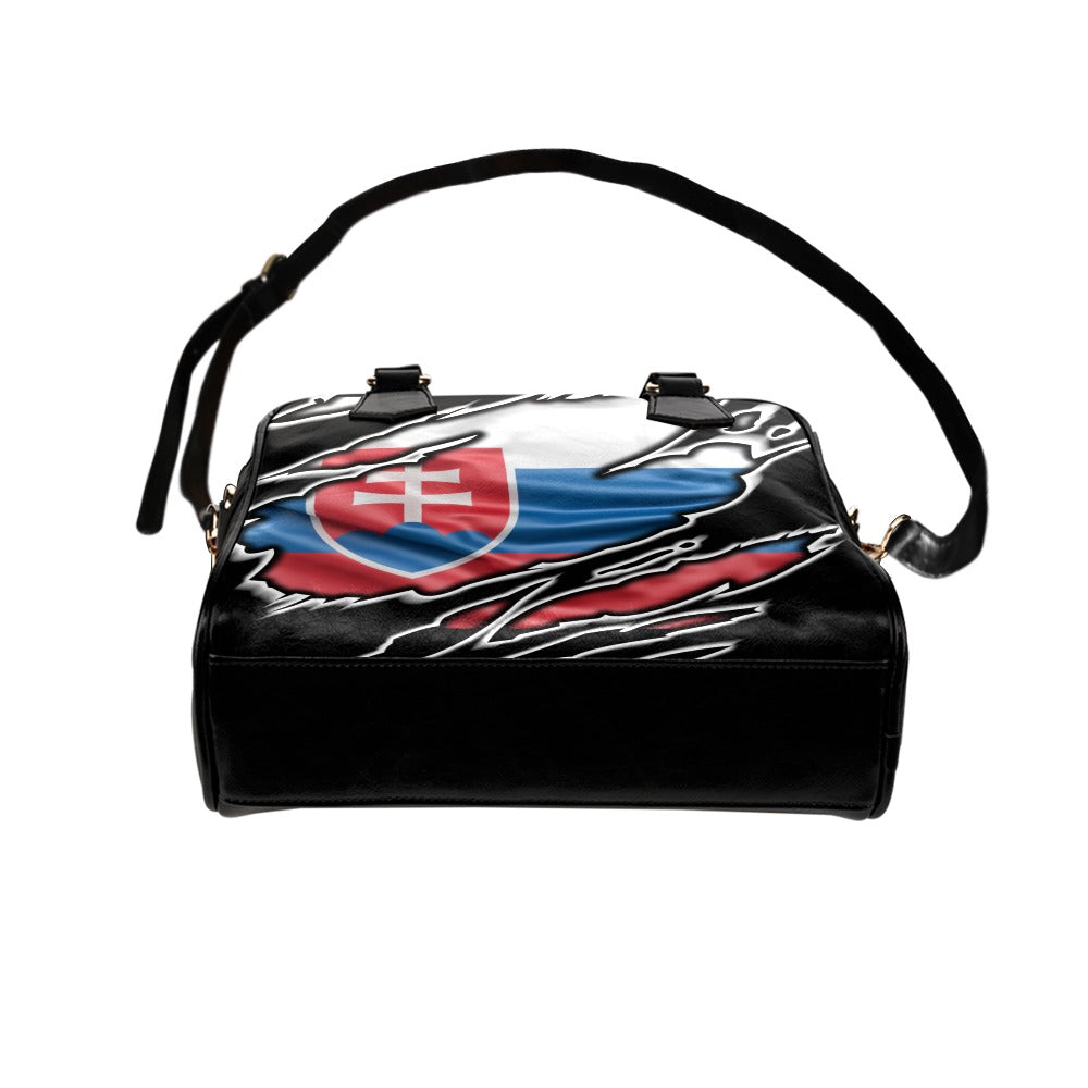 Flag Slovakia patriot love Shoulder Handbag