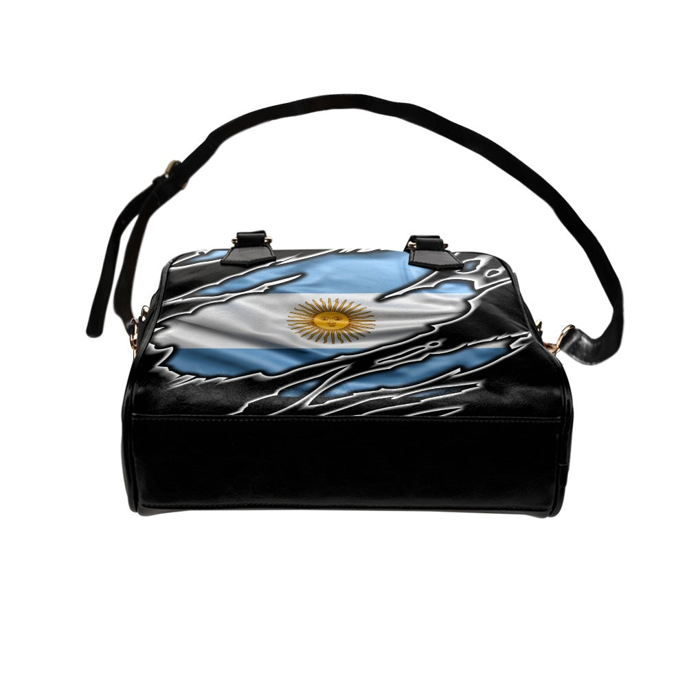 Flag Argentina patriot love Shoulder Handbag