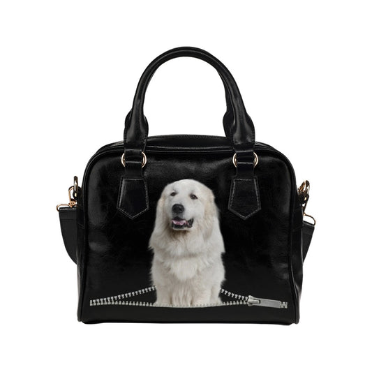 Great pyrenees Zip Shoulder Handbag