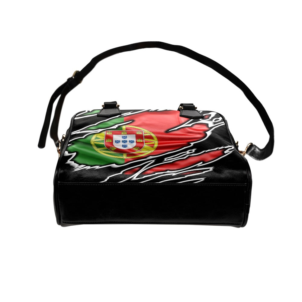 Flag Portugal patriot love Shoulder Handbag