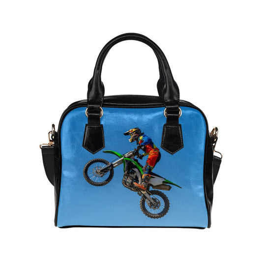 Biker Jump Extreme Shoulder Handbag