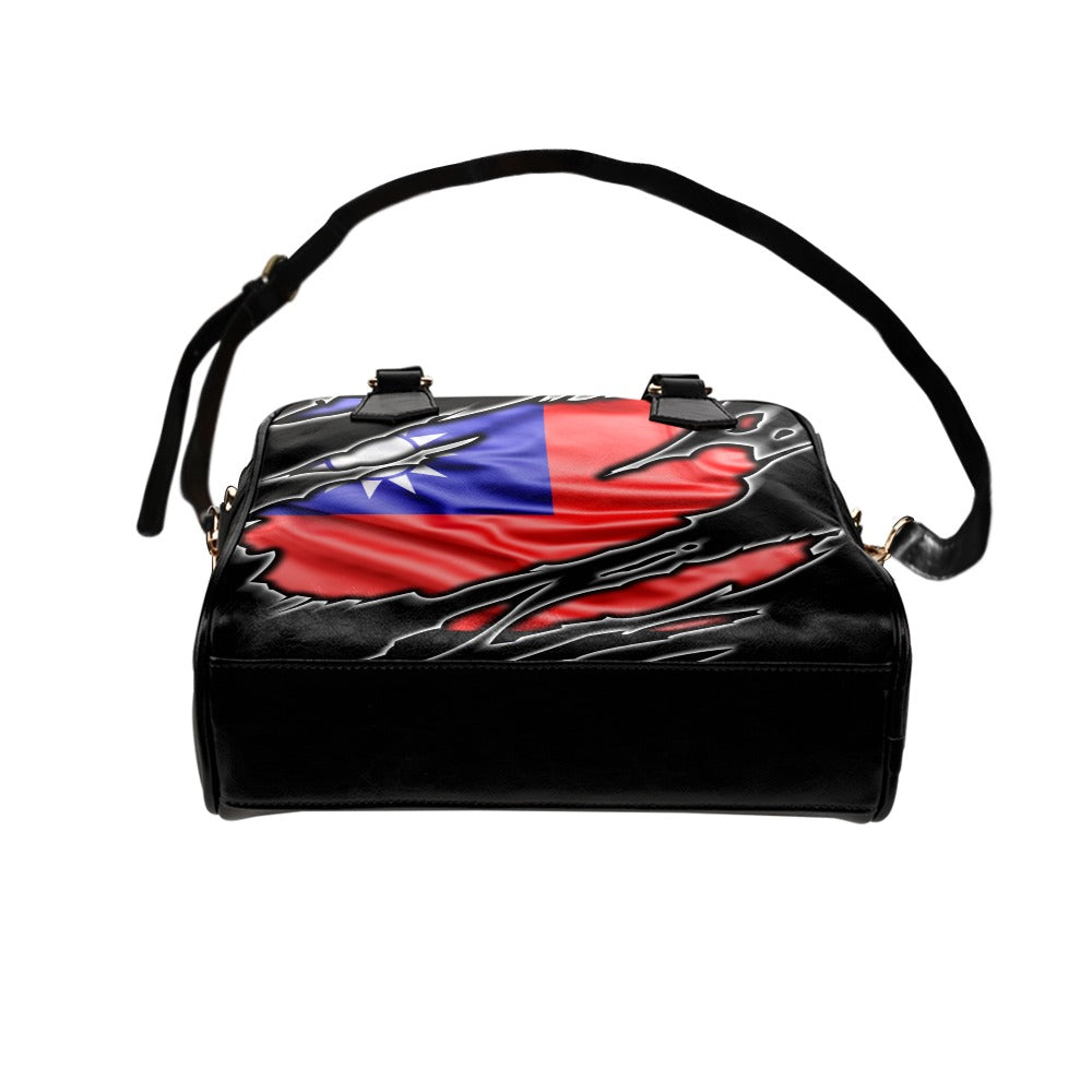 Flag Taiwan patriot love Shoulder Handbag