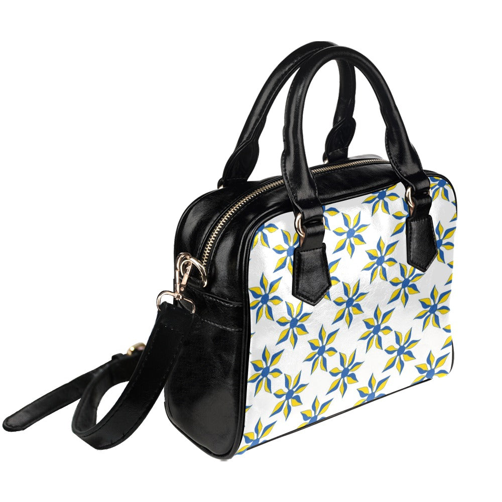 Ukraine Decorative Floral Shoulder Handbag