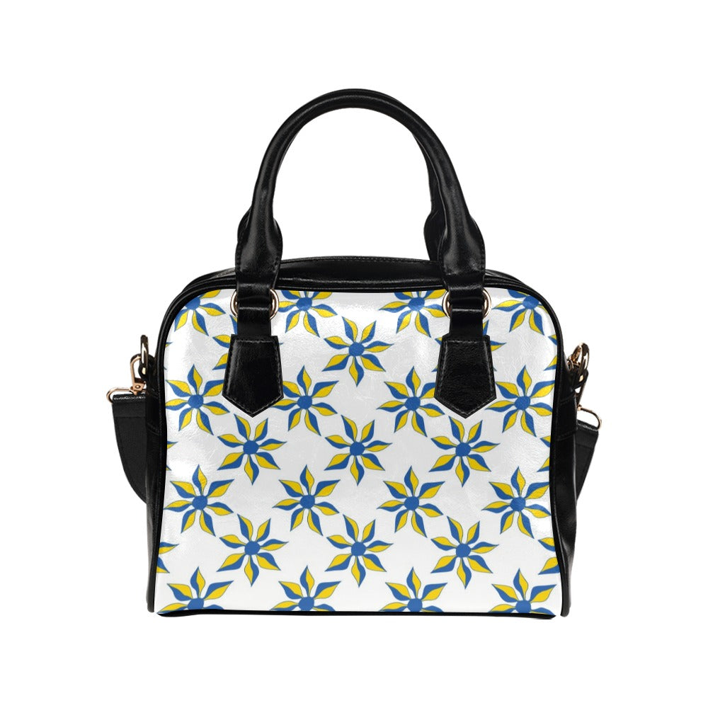 Ukraine Decorative Floral Shoulder Handbag