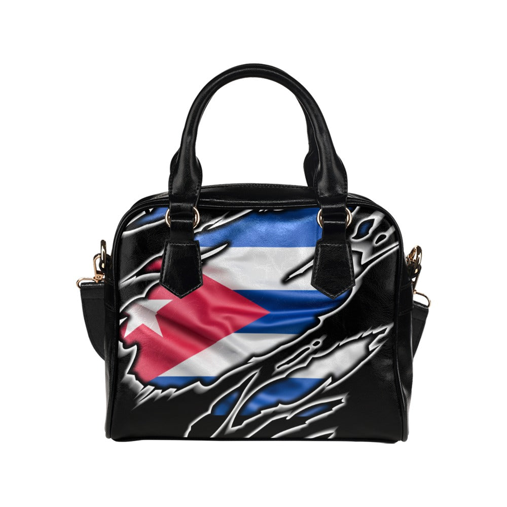 Flag Cuba patriot love Shoulder Handbag