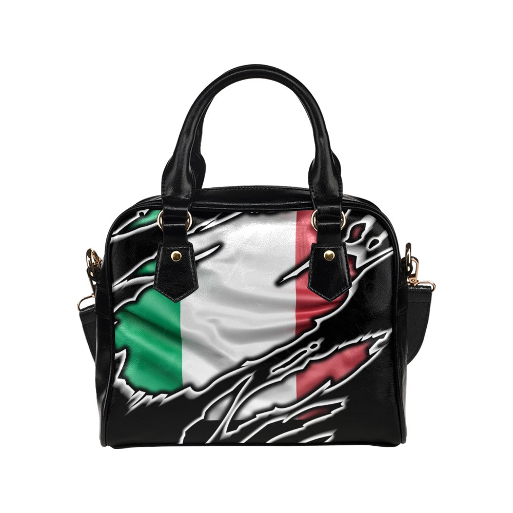 Flag Italy patriot love Shoulder Handbag