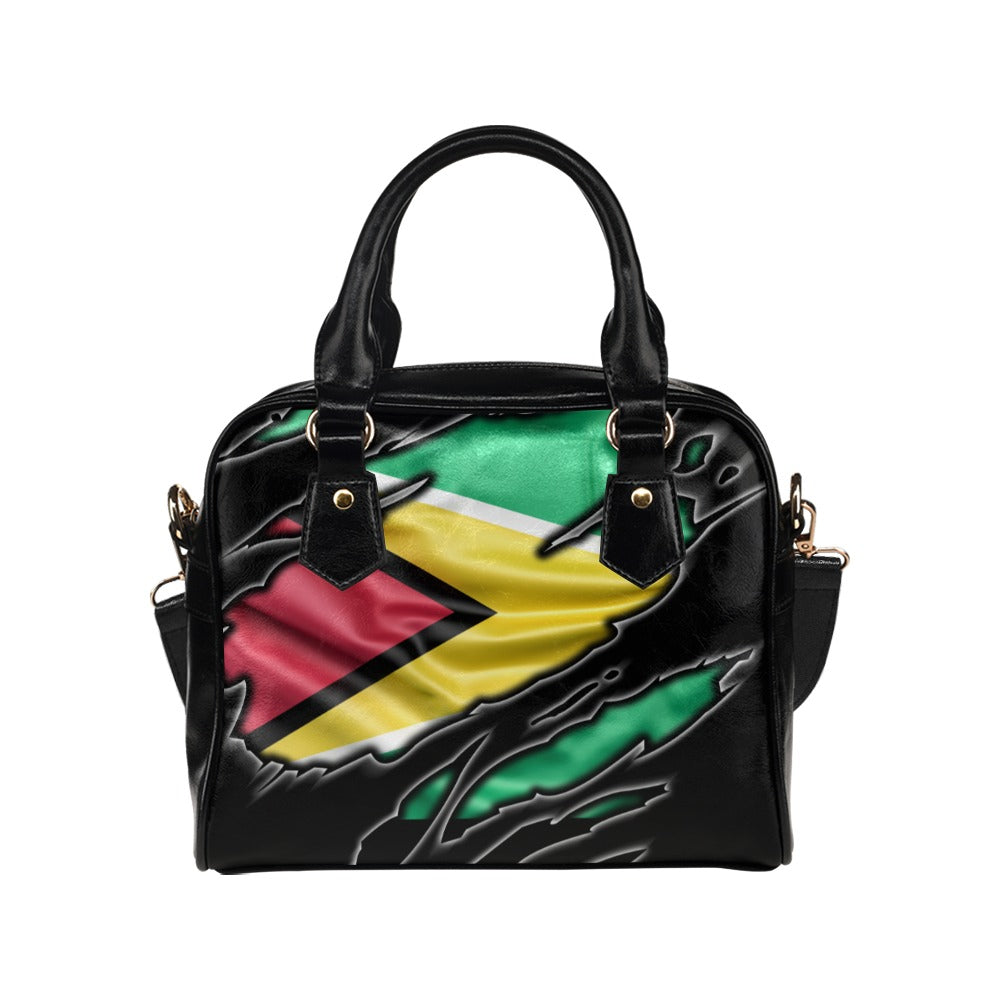 Flag Guyana patriot love Shoulder Handbag