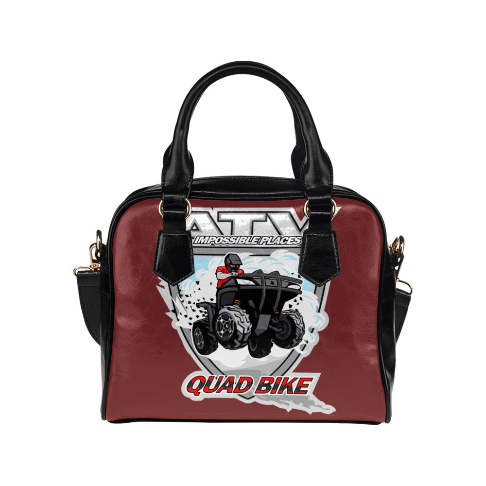 ATV impossible places quad bike Shoulder Handbag