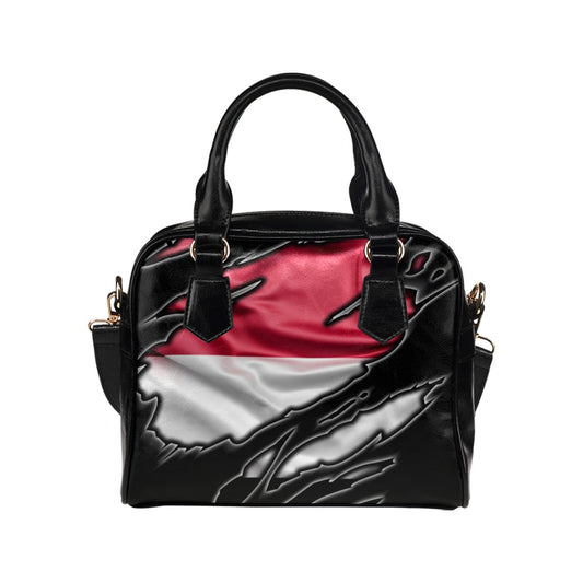 Flag Monaco patriot love Shoulder Handbag