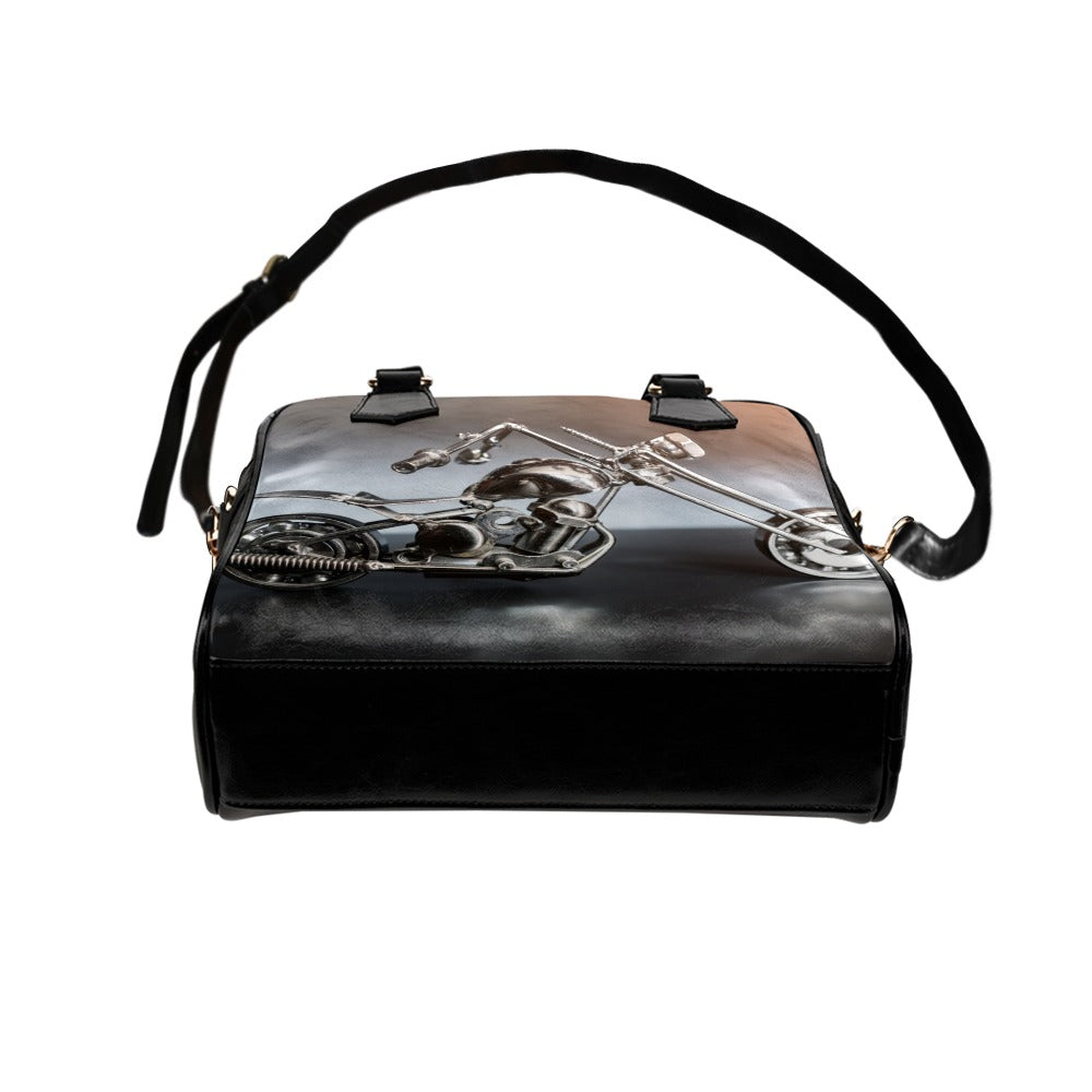 Toy Motorcycle Metal Shoulder Handbag