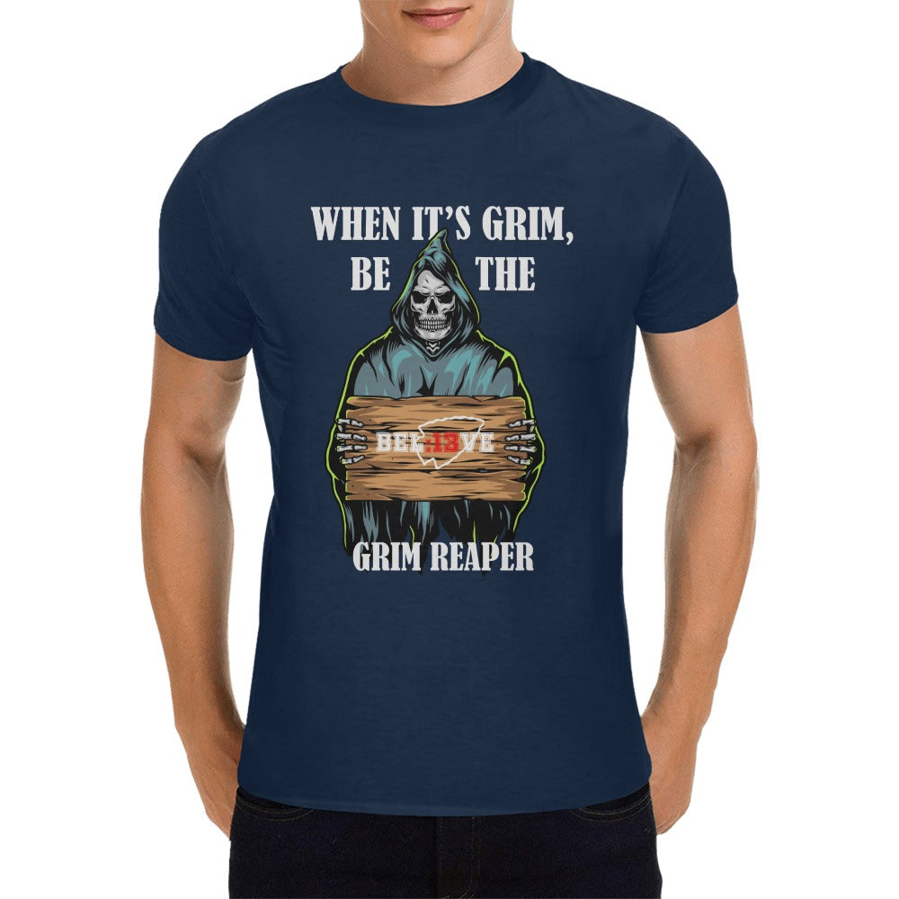 Chiefs Grim Reaper 13 Seconds Navy Men's T-Shirt