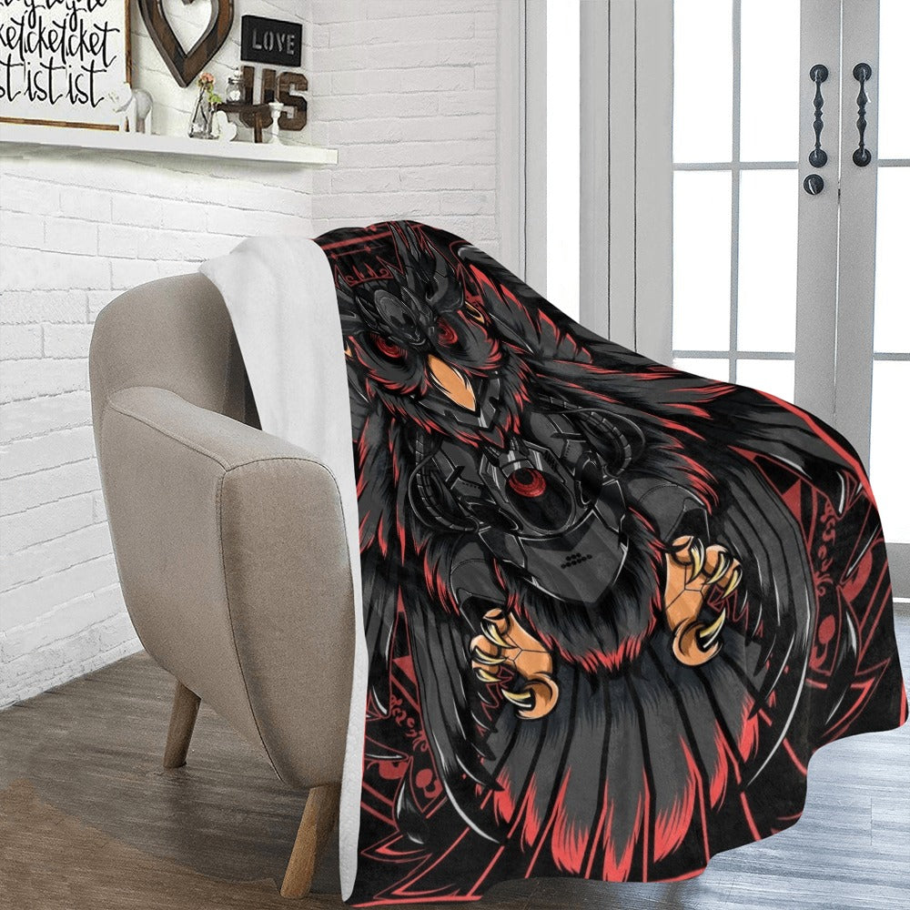 Owl Robot Ultra-Soft Micro Fleece Blanket 60"x80"